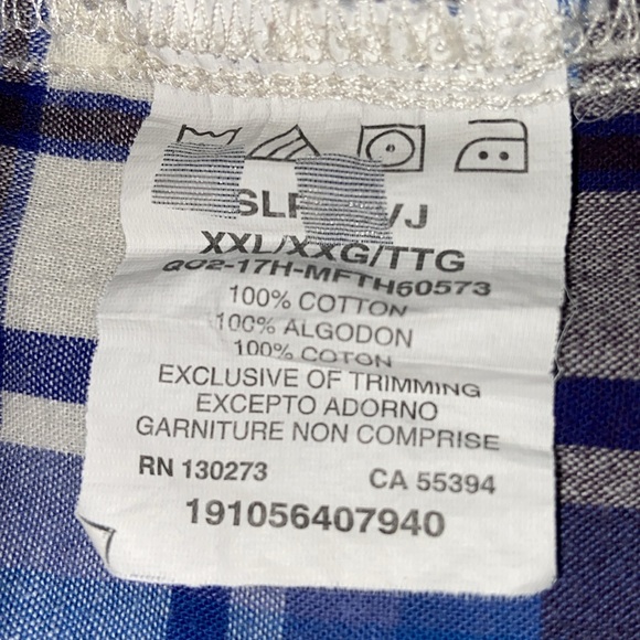 Riders by Lee Plus Size Cotton Shirt With Tab Sleeves - Picture 8 of 10